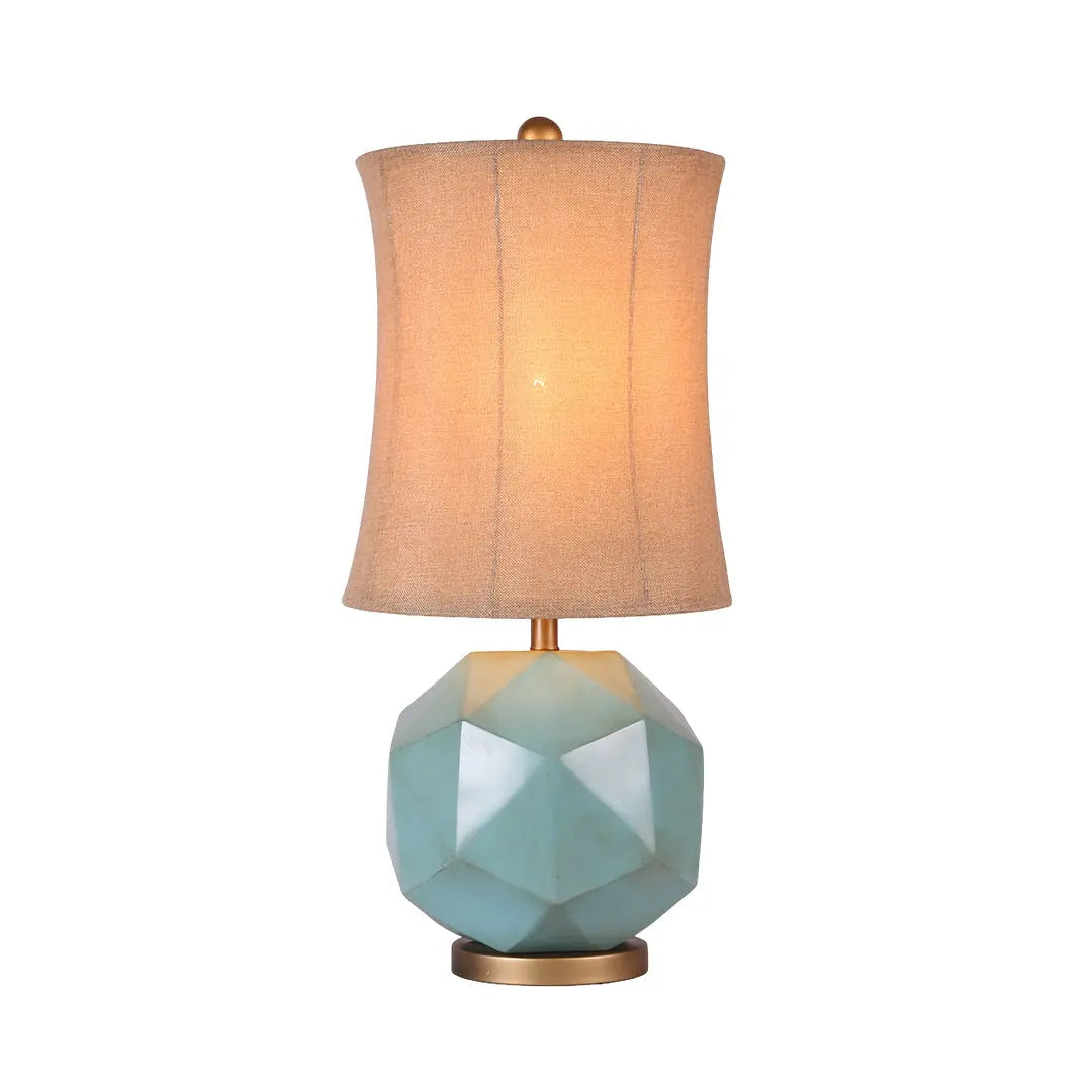 Stylish Modern Industrial Table Lamps - Decorative Fabric Lighting Luxe