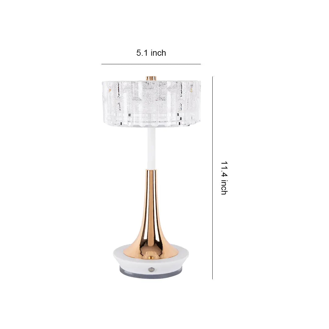 Portable Cordless Mushroom Table Lamp - INS-Style Atmosphere Light Luxe