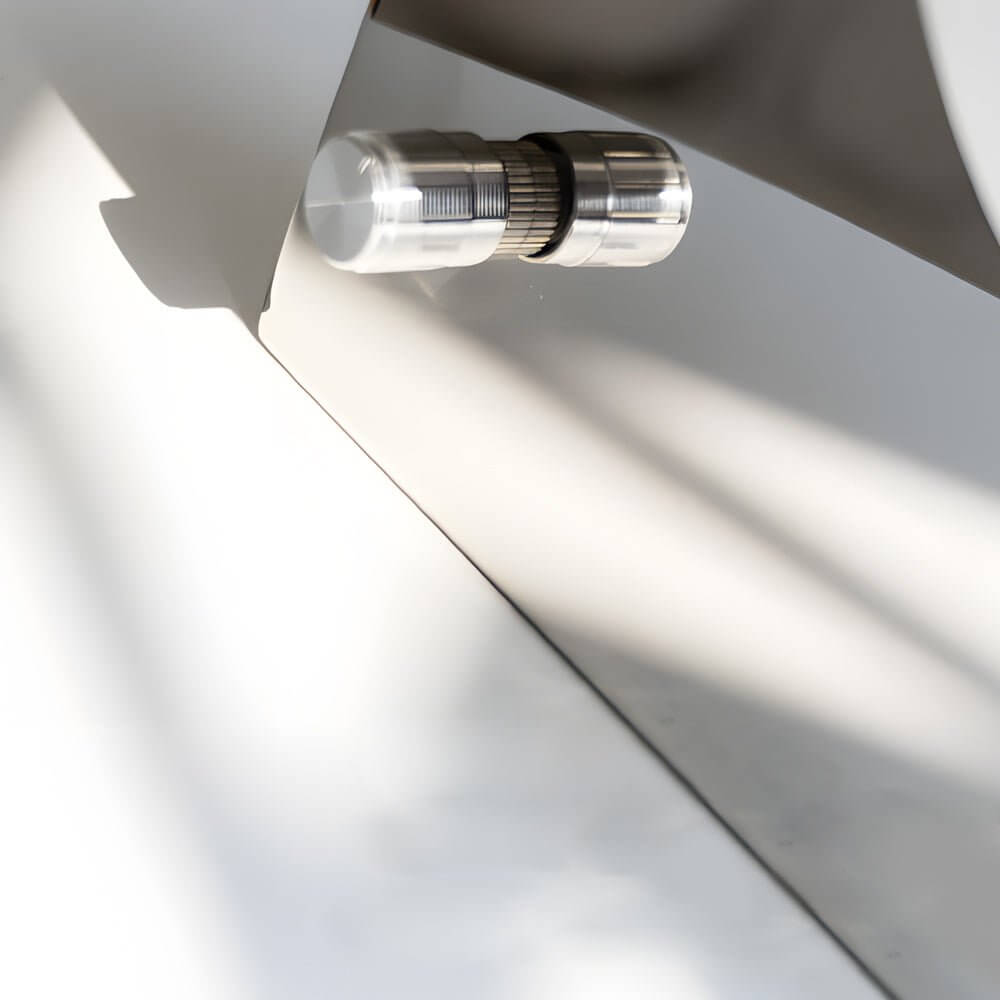 dimmable cream white glass ball led wall light