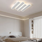 dimmable led ceiling light with 46 white metal fixtures