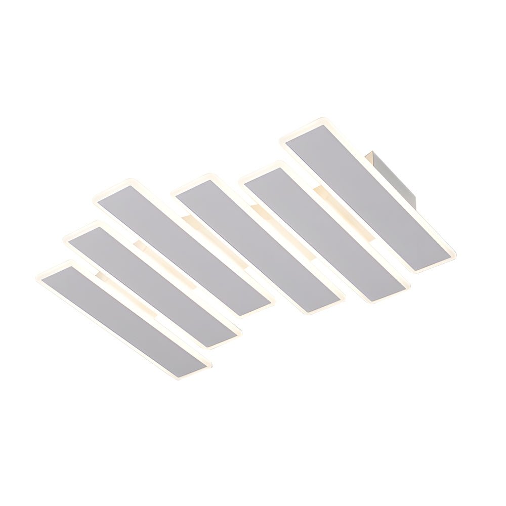 dimmable led ceiling light with 46 white metal fixtures