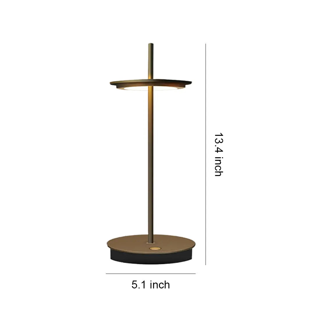 Modern Portable Metal Buffet Lamps - Dimmable Cordless Table Lamps Luxe