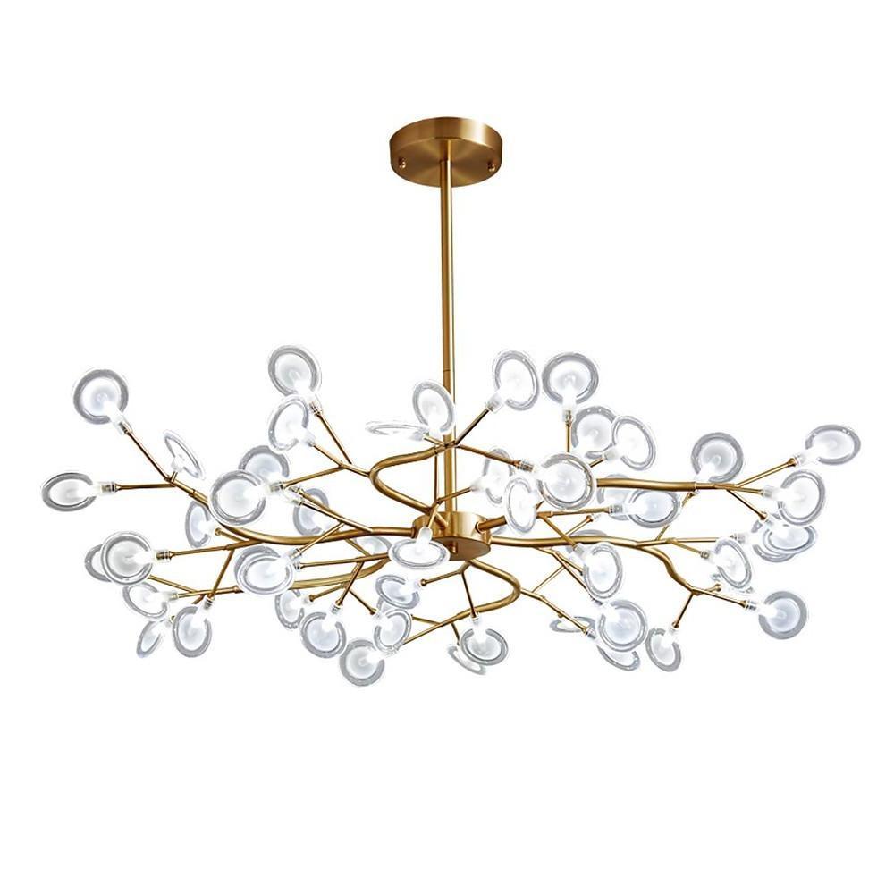 Firefly Sputnik Chandelier — Aluminum & Acrylic, LED, 27/36/45/54-Light, 3000–6500K