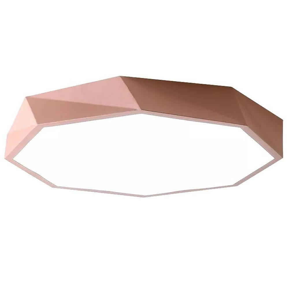 Modern Geometric Globe Flush-Mount Ceiling Light — Metal & PVC, 20W LED, Dimmable, Remote Control, 3000K–5400K, 16"