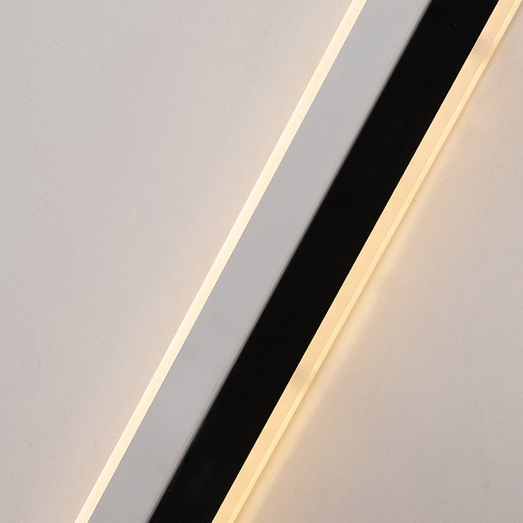 double long led linear wall lamp nordic minimalist design