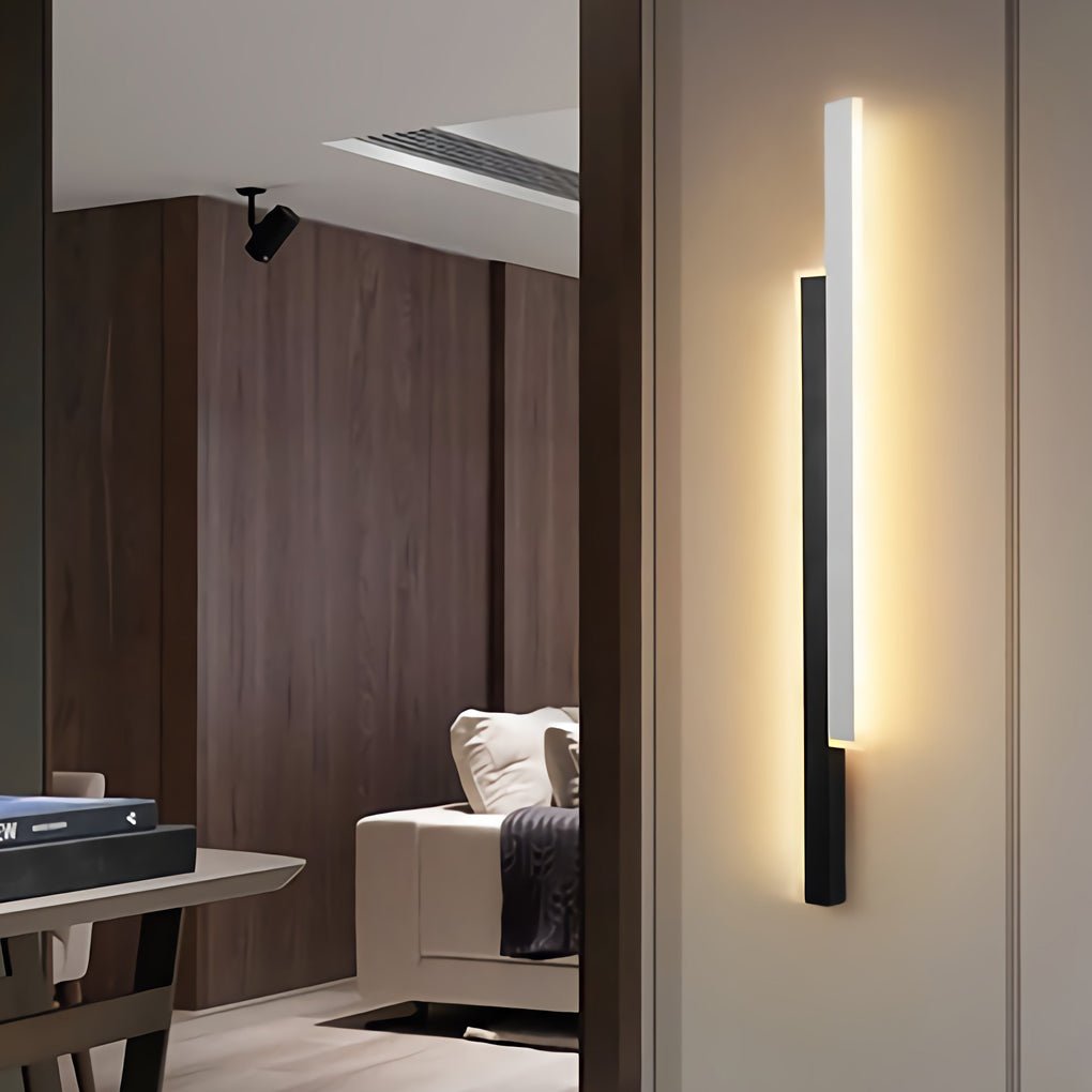 double long led linear wall lamp nordic minimalist design