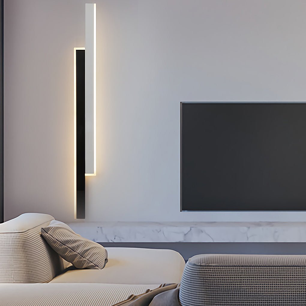double long led linear wall lamp nordic minimalist design