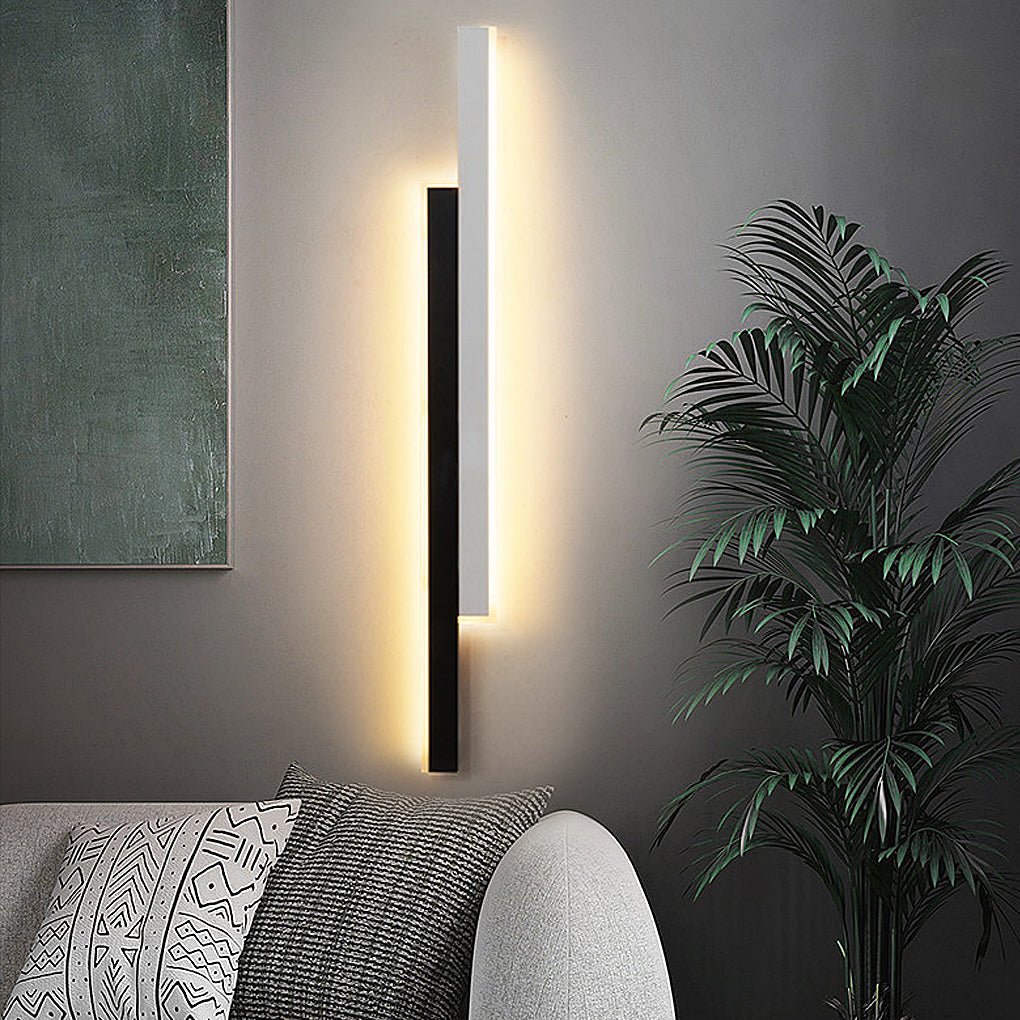 double long led linear wall lamp nordic minimalist design