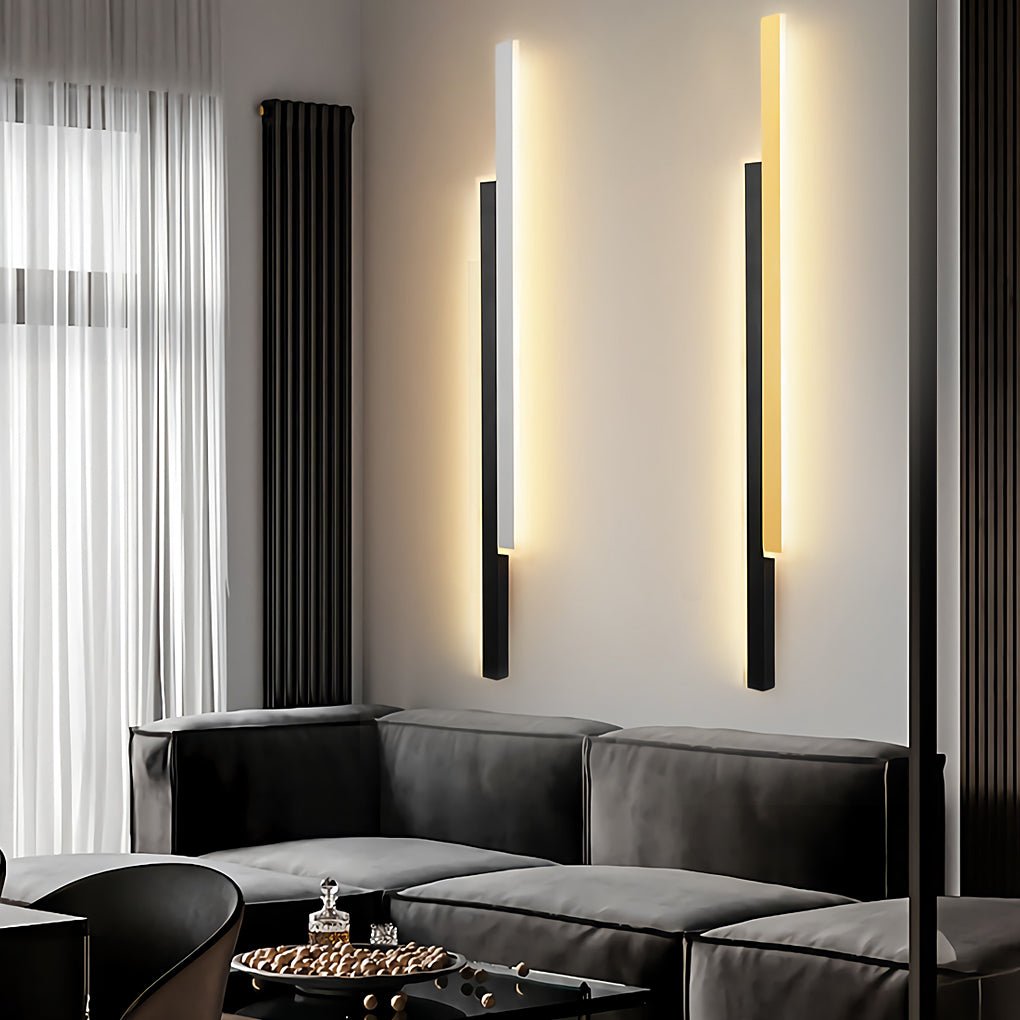 double long led linear wall lamp nordic minimalist design