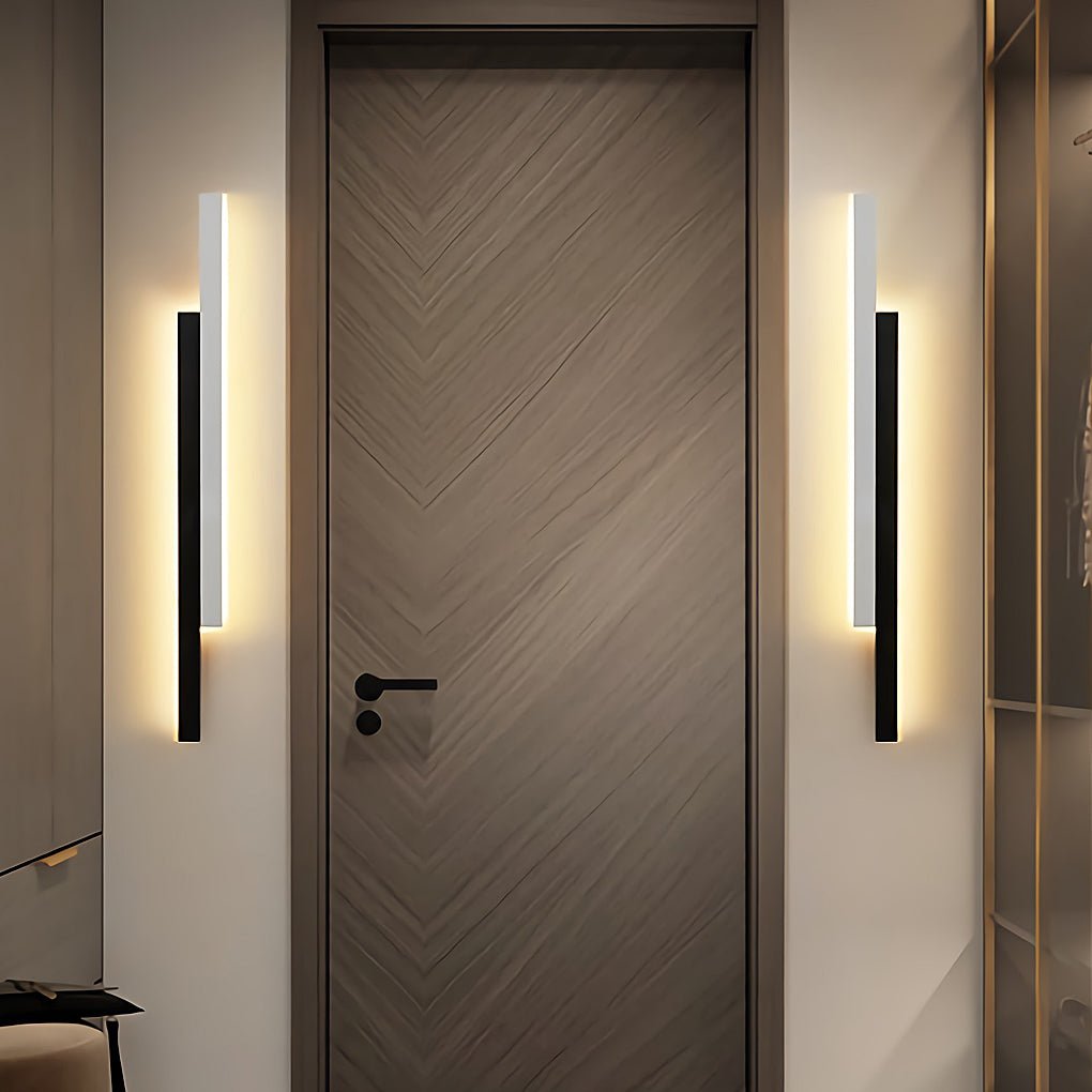 double long led linear wall lamp nordic minimalist design