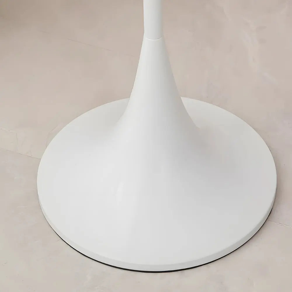 Modern White Dimmable Mushroom Dome Floor Lamp with Downlight Luxe
