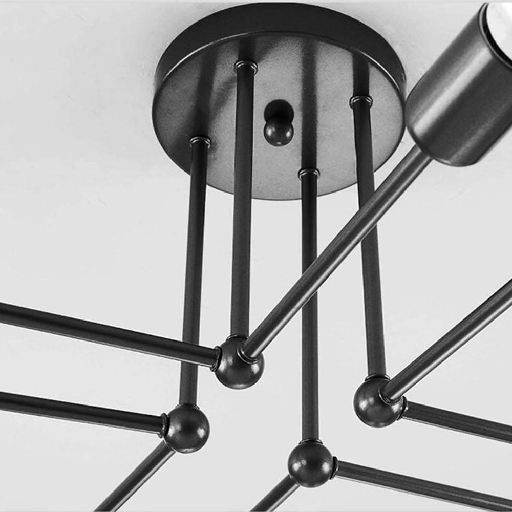 8-Light Modern LED Sputnik Chandelier Ceiling Pendant Light