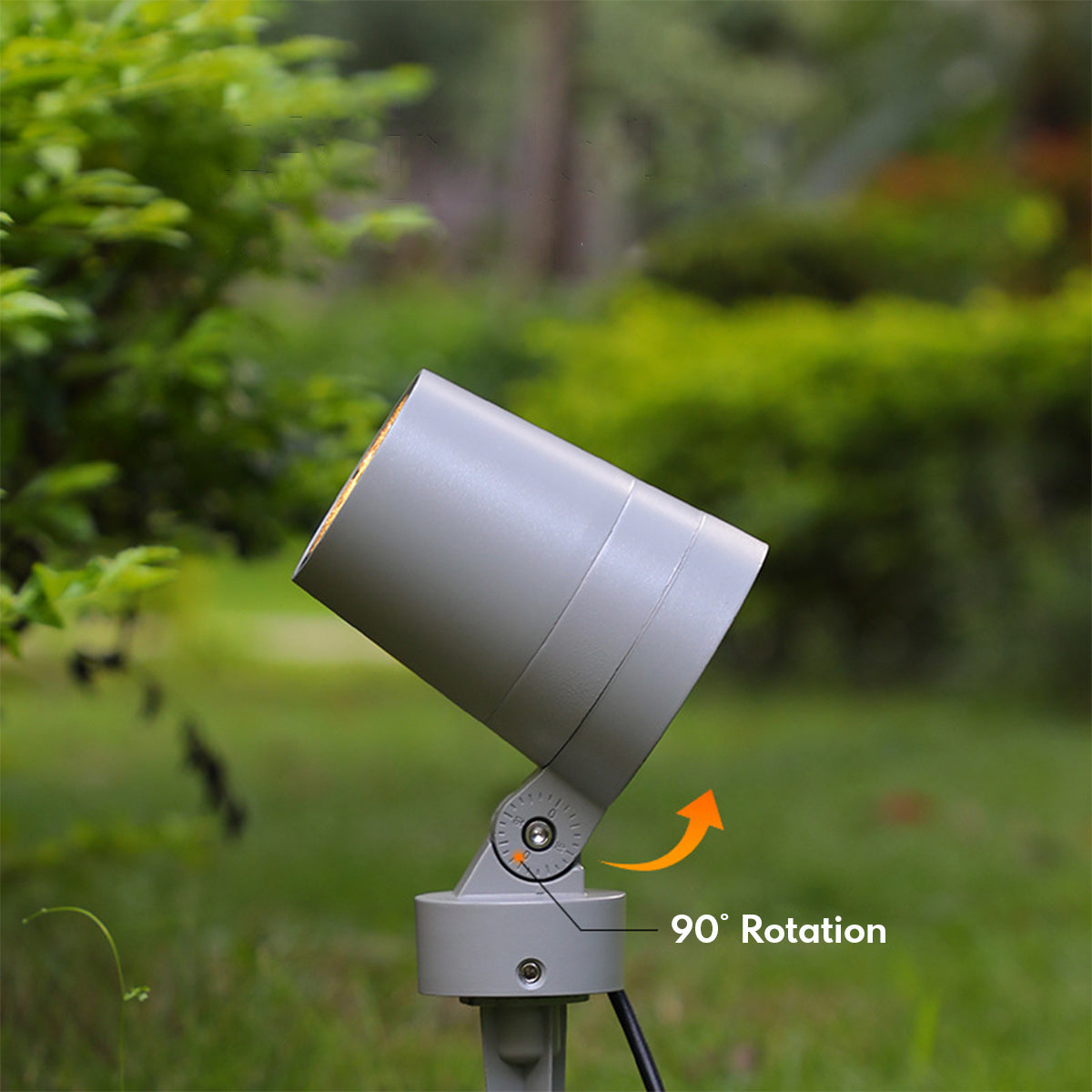 Modern Outdoor Garden Spotlight — Die-Cast Aluminum, LED, 10W/20W/30W, 3000K Warm White, IP65 Weatherproof