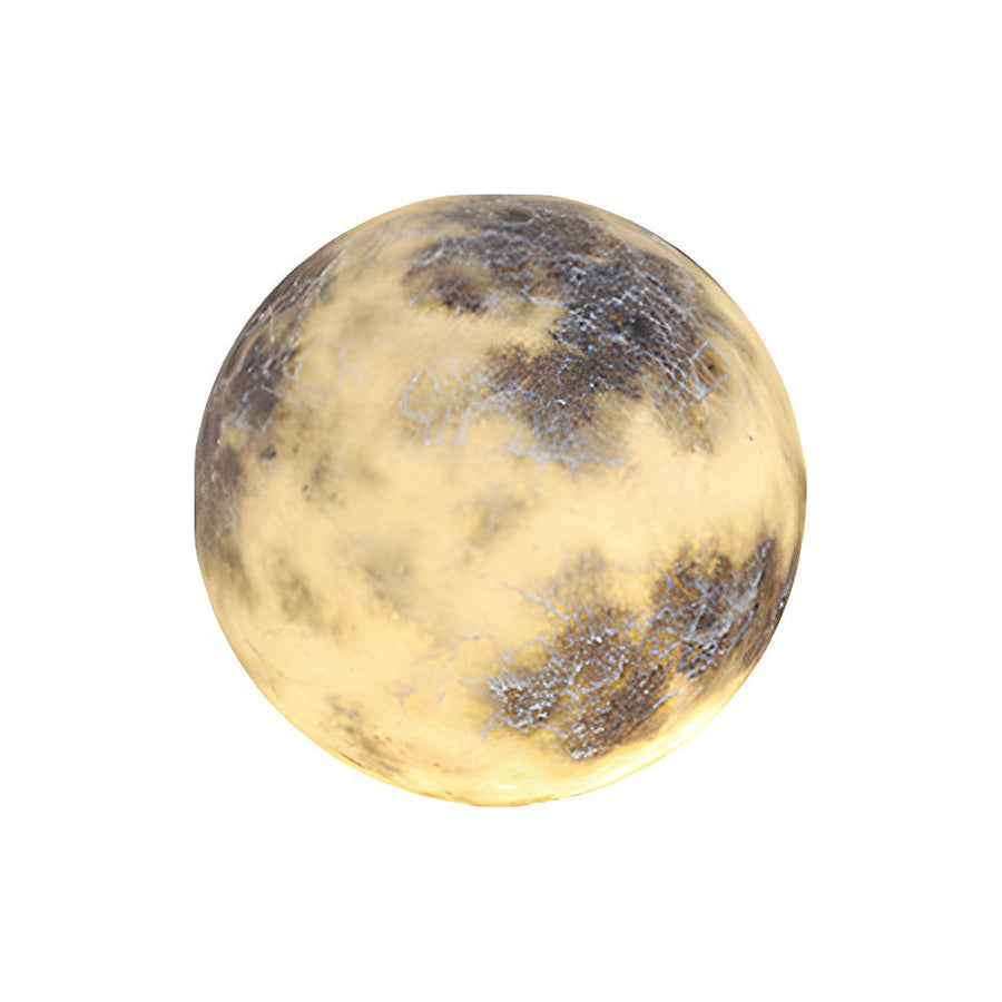 Moon Globe Outdoor Lawn Light — PE Fiberglass, E27 LED, IP65, 3 Sizes (9.8"–23.6"), 12W–24W, Warm White