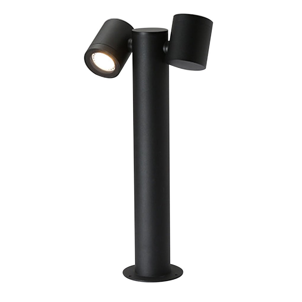 dual head rotatable flexi glow outdoor lawn light for contemporary landscapes