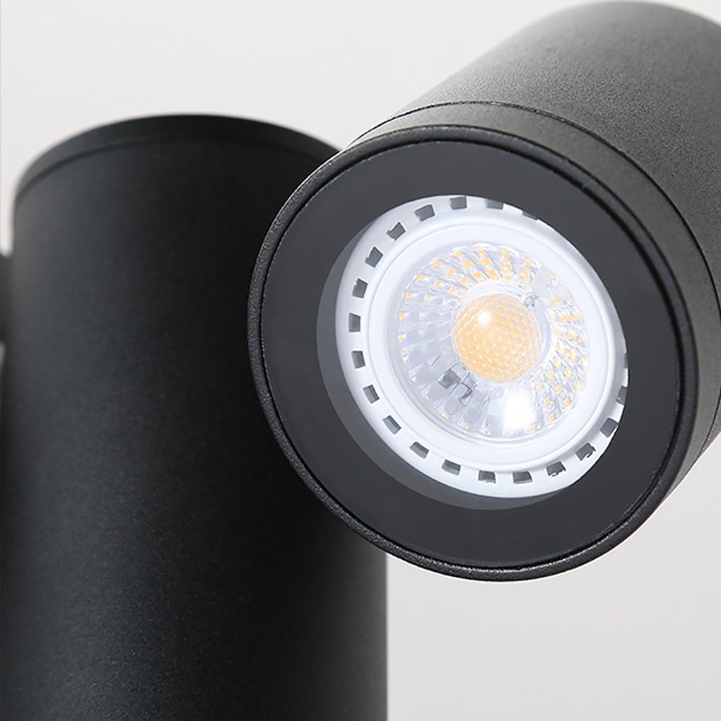 dual head rotatable flexi glow outdoor lawn light for contemporary landscapes