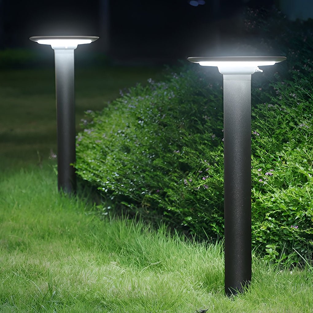 durable outdoor solar pathway lights in an innovative ufo shape