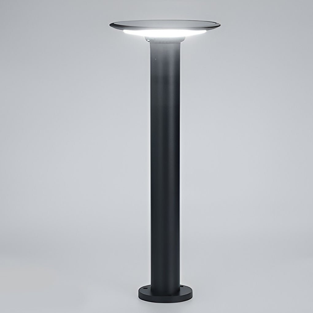 durable outdoor solar pathway lights in an innovative ufo shape