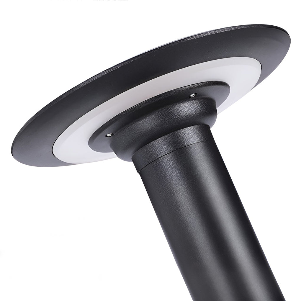 durable outdoor solar pathway lights in an innovative ufo shape