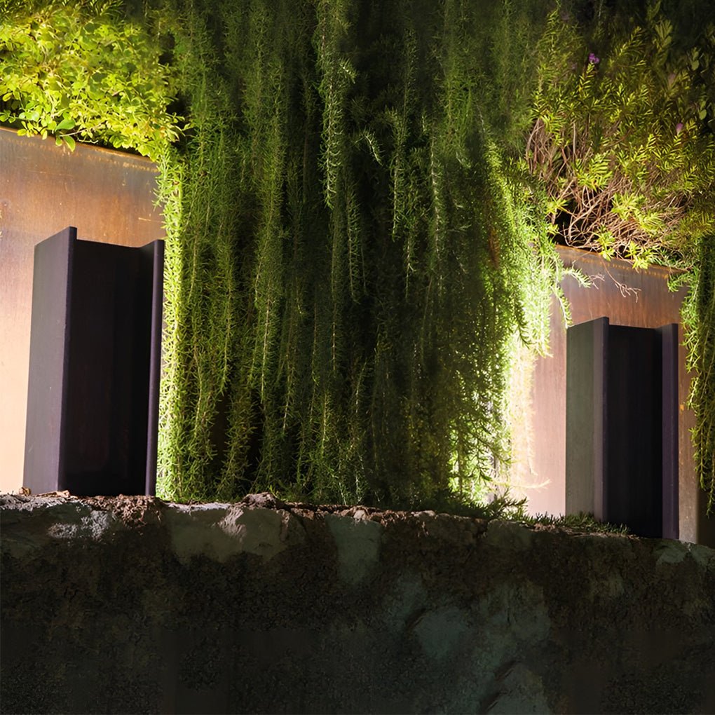 durable waterproof outdoor industrial h shape landscape lights in stainless steel