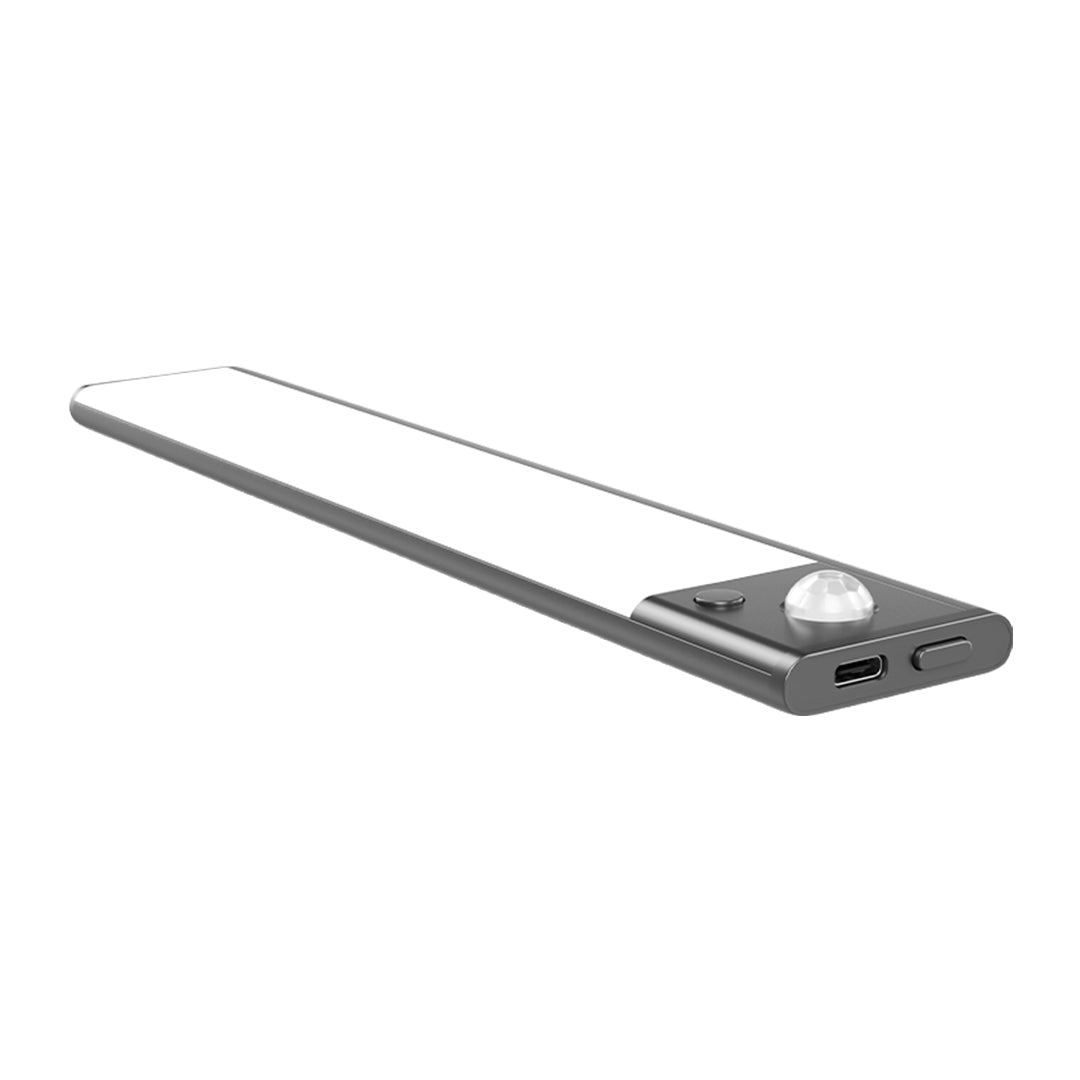 Magnetic Under-Cabinet Sensor Light — Aluminum, LED, Three-Color Dimming (3000K/4000K/6000K), Stepless Dimming, USB Rechargeable