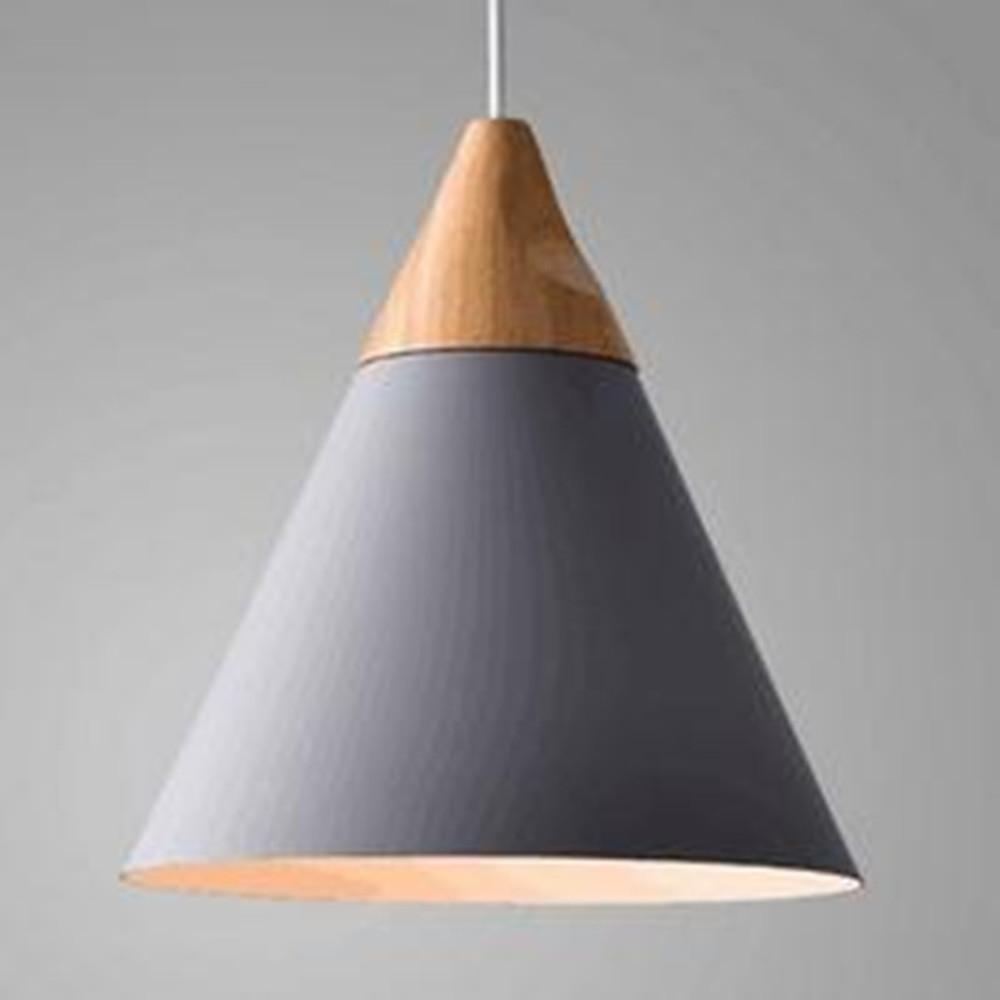 50" Conical Pendant Light — Aluminum, Retro Industrial, 1-Light E26/E27, 39" Adjustable Cord, Kitchen Island