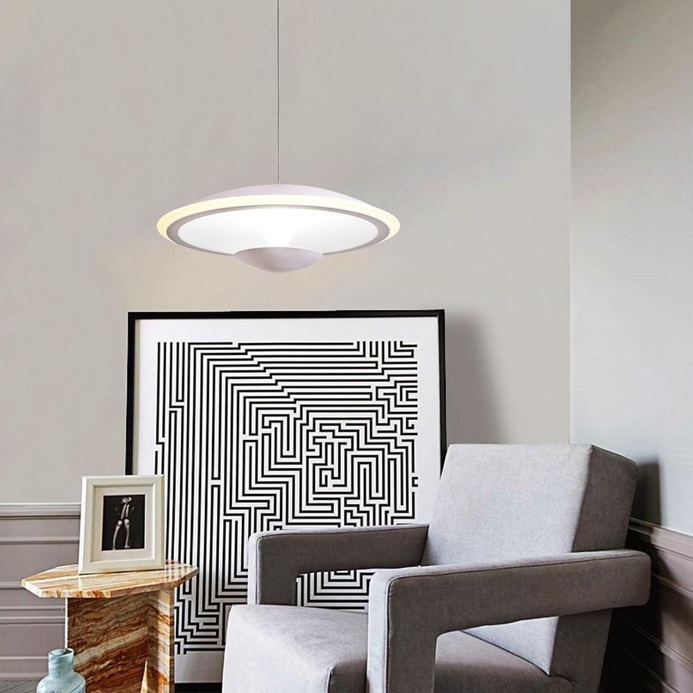Modern Artistic Island Chandelier — Acrylic and Metal, LED Integrated, 40W, 3000K/6000K, 59" Adjustable Cord