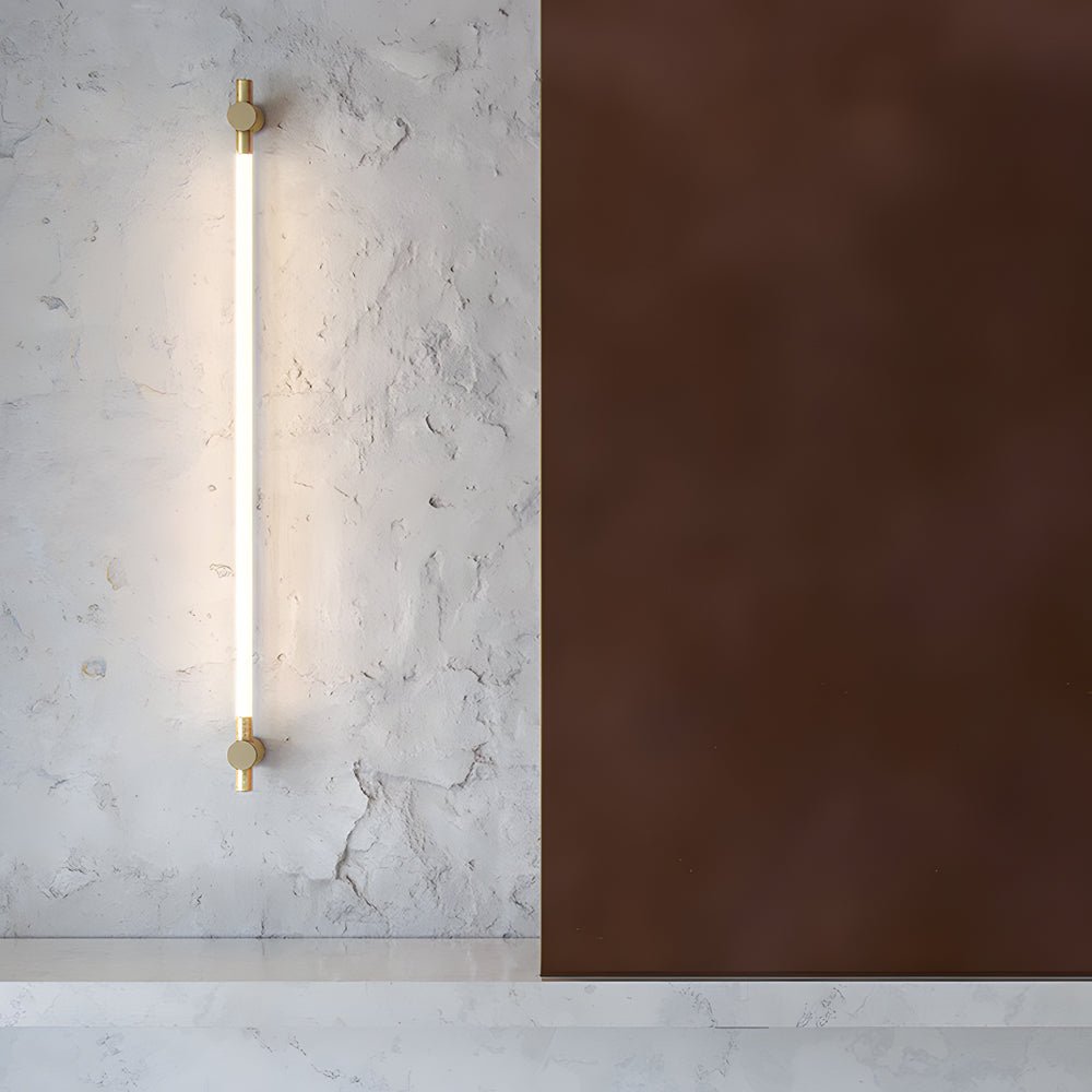 elegant brass linear led bathroom vanity light available in 354 and 472 for stunning mirror illumination