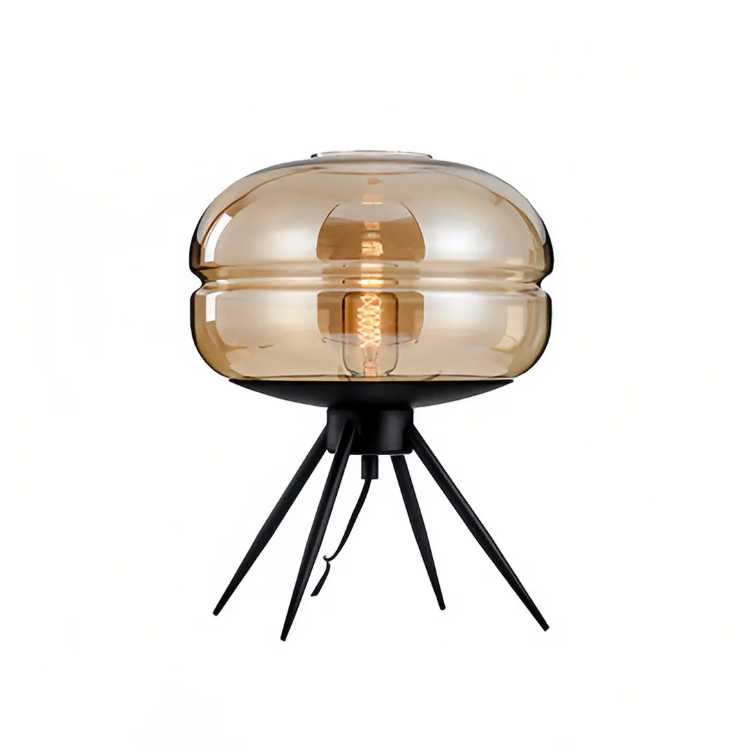 Modern Nordic Small Glass Table Lamp with Four Legs - Accent Lighting Luxe