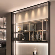 Deep-Bowl Recessed Spotlight — Aluminum, 8W LED, 15° Beam, 30° Adjustable, 3000K, Black / White