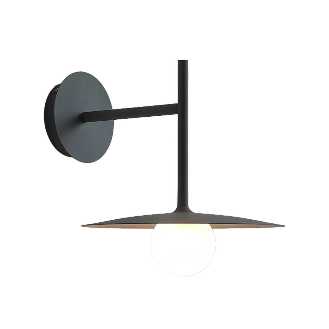Modern Industrial Swing-Arm Wall Sconce — Frosted Glass, G9 LED, 12W Hardwired, Fixed or Adjustable