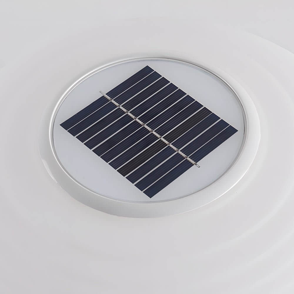 elegant led spiral design solar powered post light with 3 color temperatures and ip65 waterproof rating
