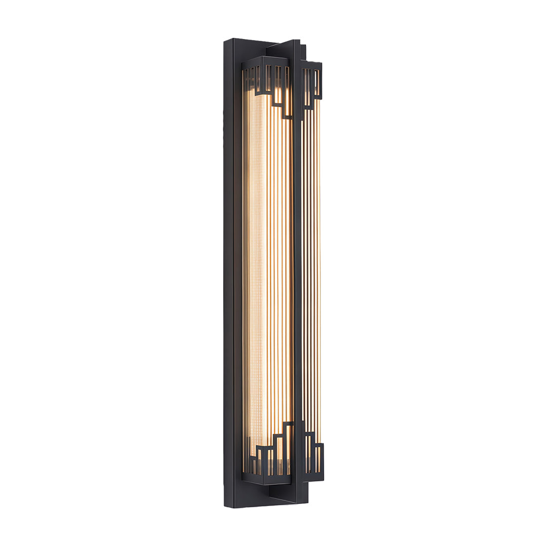 Linear Outdoor Wall Sconce — Stainless Steel, LED, IP54, 19" / 24" / 35"