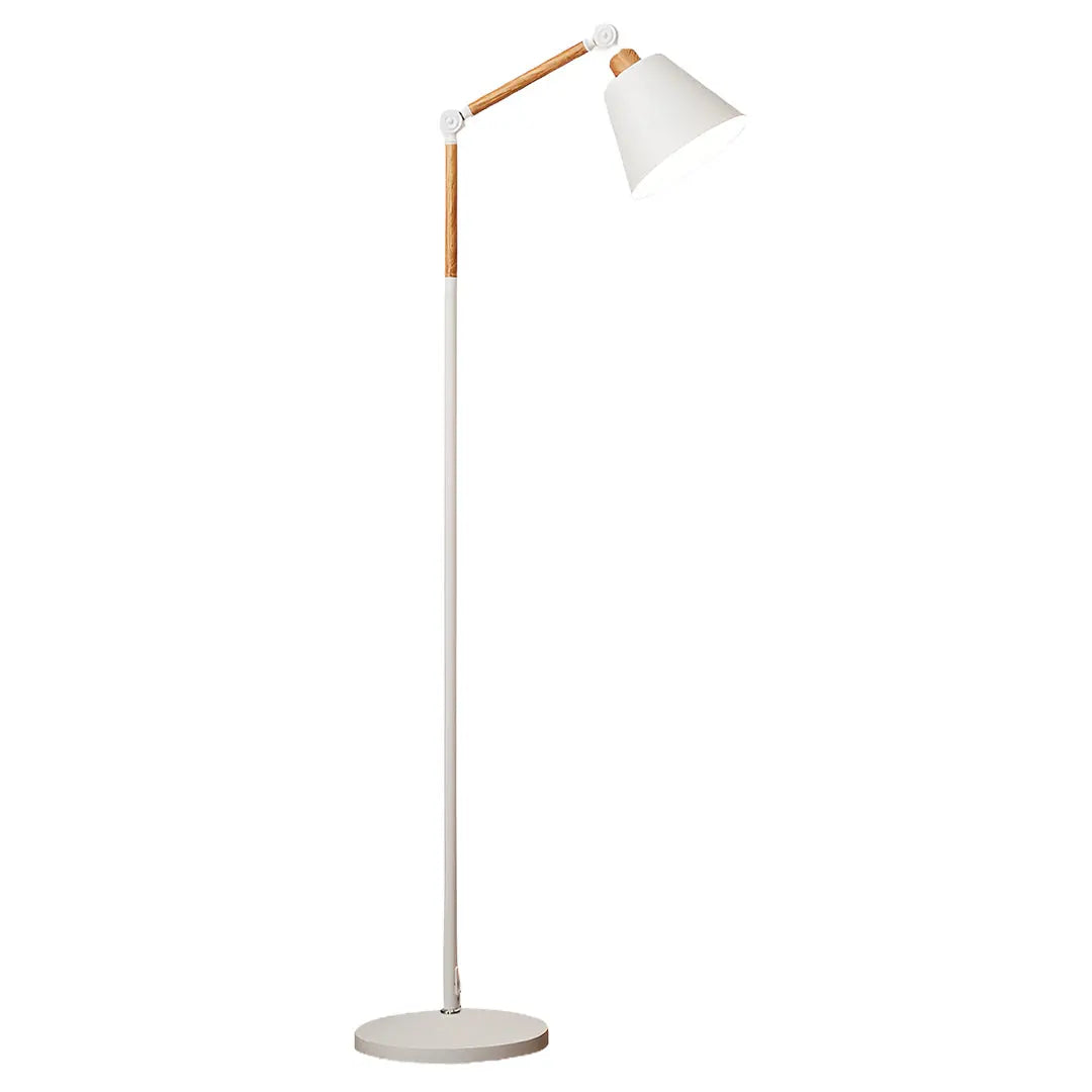 Modern Adjustable Metallic Floor Lamp Luxe