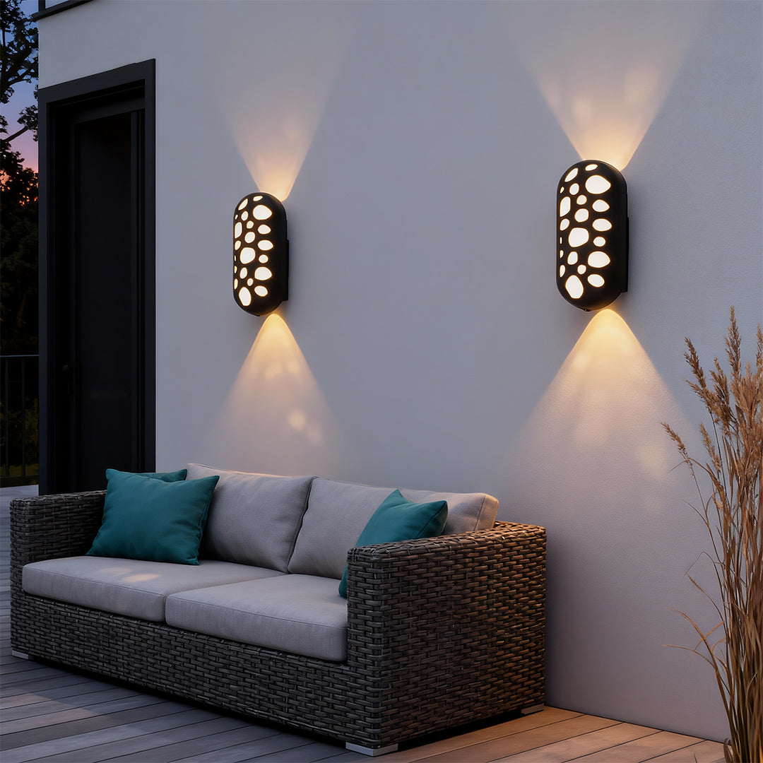 Nordic Creative LED Outdoor Up and Down Wall Lights