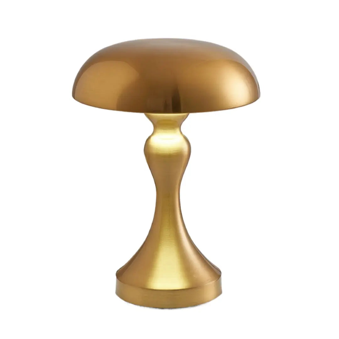 Creative Dimmable Retro Metal Mushroom Table Lamp - Iron Design Luxe