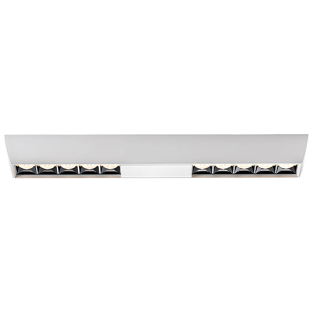 Square Surface-Mount Downlight — Aluminum & Acrylic, LED, 4/6/10-Head, 20W–40W, 3000K/4000K/6000K