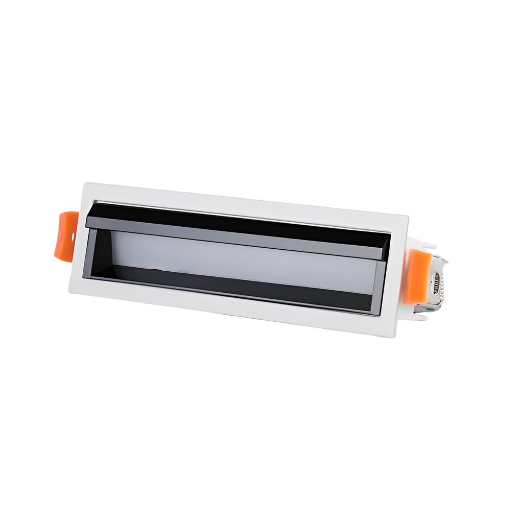 Anti-Glare Linear Recessed Spotlight — Aluminum, LED, 10W/20W/30W, 3000K/4000K/6000K, 5/10/15-Light