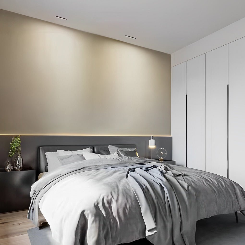 Anti-Glare Linear Recessed Spotlight — Aluminum, LED, 10W/20W/30W, 3000K/4000K/6000K, 5/10/15-Light