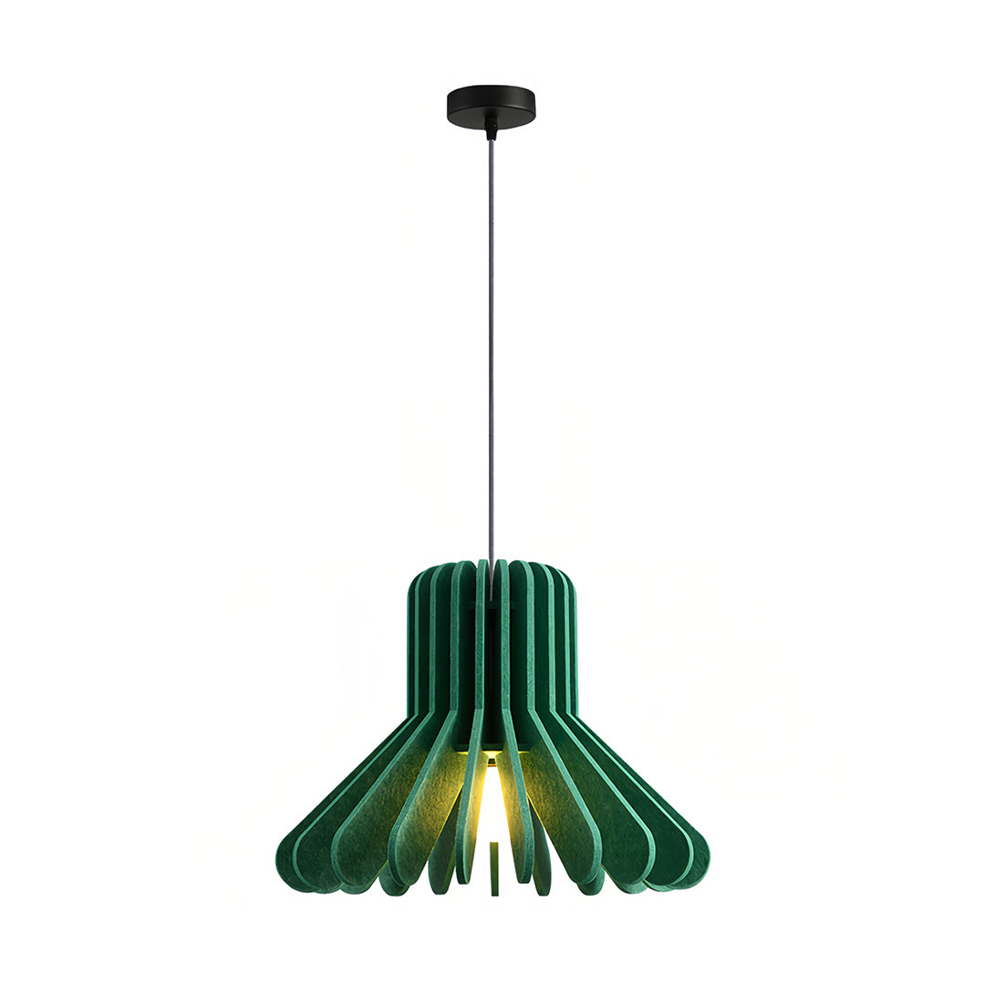 Acoustic PET Felt Pendant Light — Iron, Sound-Dampening, E27, 13.8" or 19.7", Adjustable Chain