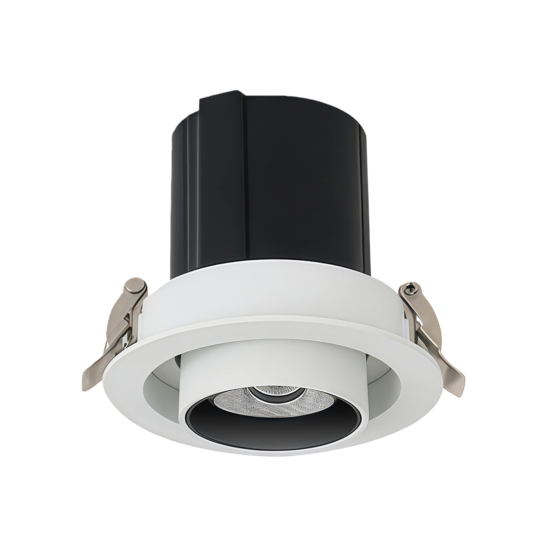 Extendable & Rotatable Recessed LED Spotlight — Aluminum & Acrylic, 12W–35W, Three-Color Dimming, 360° Rotation, Ra90