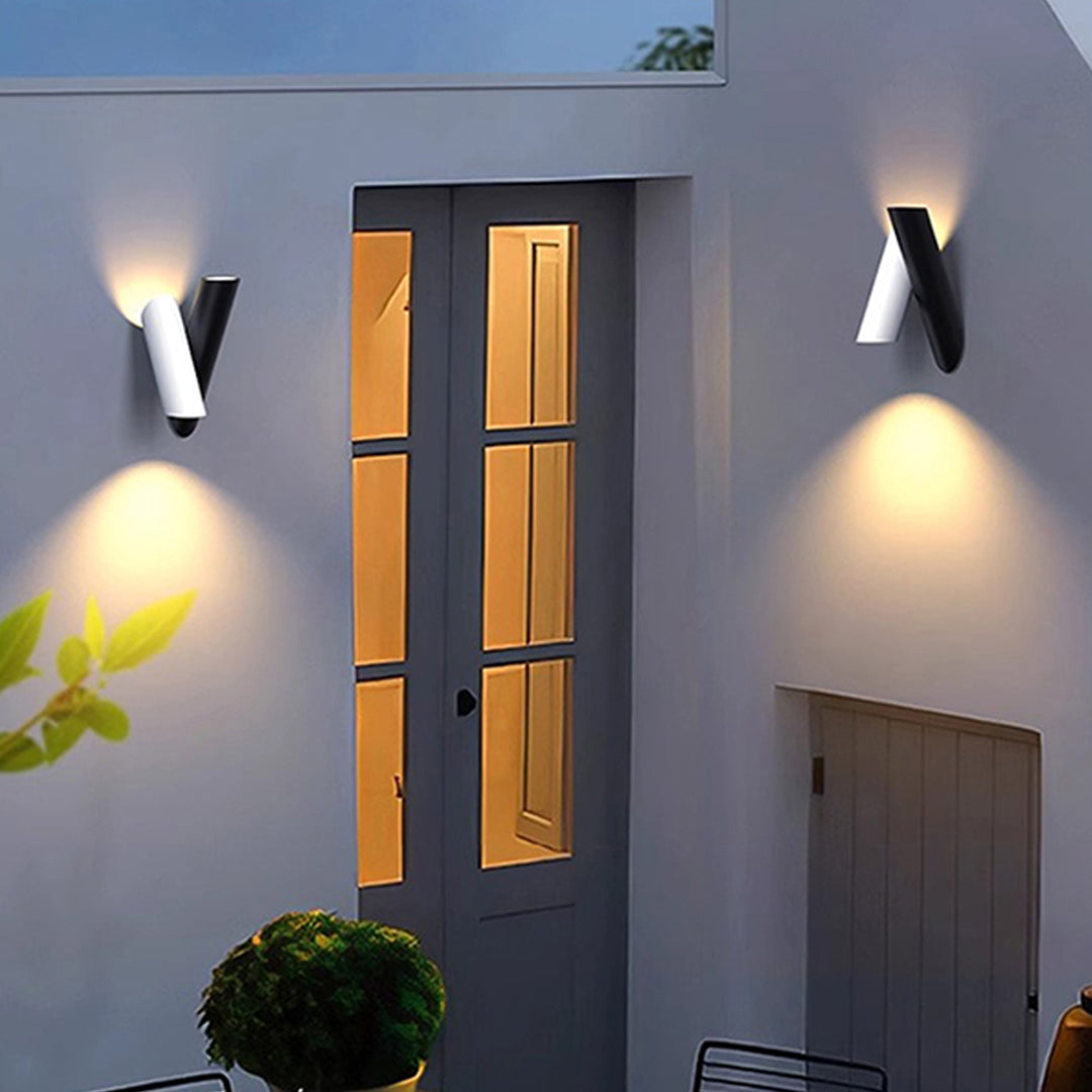 Waterproof Outdoor Geometric Up and Down Wall Lights