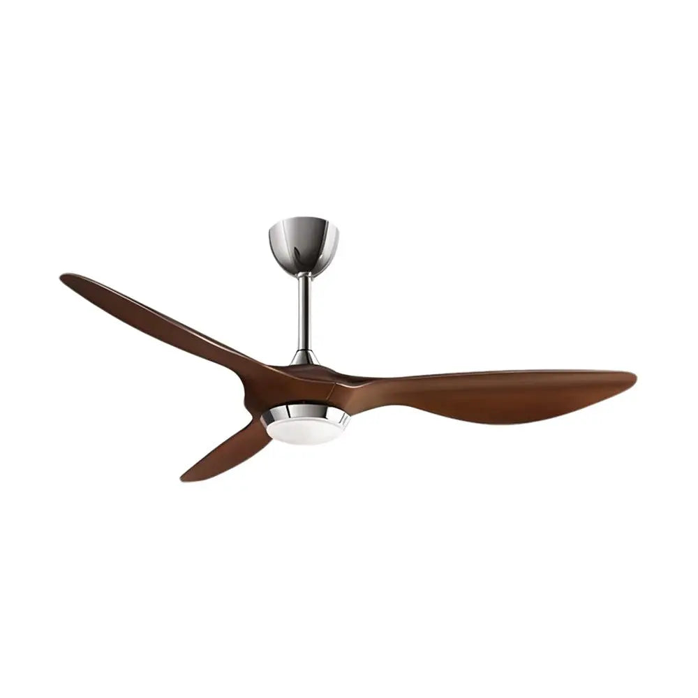 Envy 52” 3-Blade LED Ceiling Fan with Remote Control, 6 Speed Settings, and Integrated Lighting for Living Room Luxe