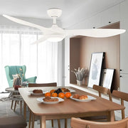 Envy 52” 3-Blade LED Ceiling Fan with Remote Control, 6 Speed Settings, and Integrated Lighting for Living Room Luxe
