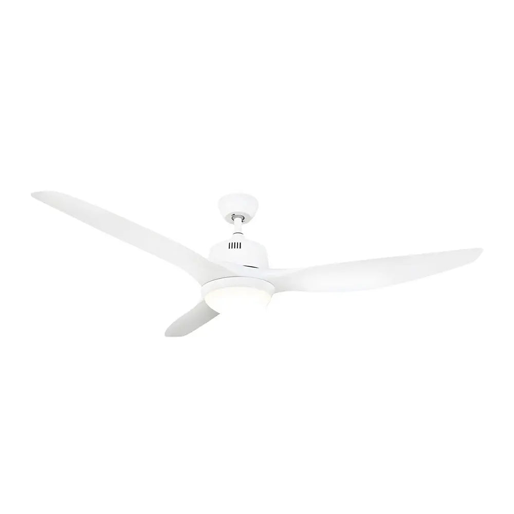 Envy 52” 3-Blade LED Ceiling Fan with Remote Control, 6 Speed Settings, and Integrated Lighting for Living Room Luxe
