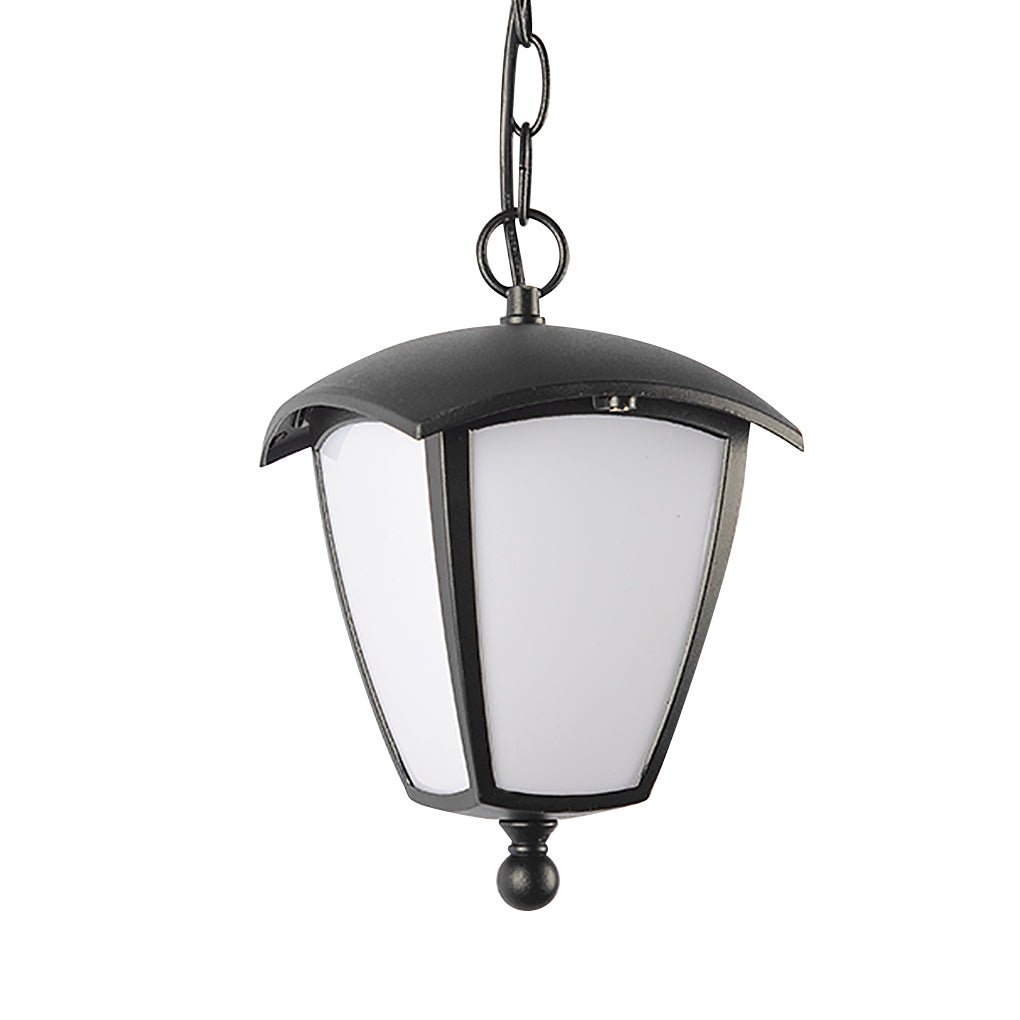 Versatile Outdoor Landscape Light — Black Iron & PC, E27, IP54, Wall / Post / Pendant / Lawn Configurations