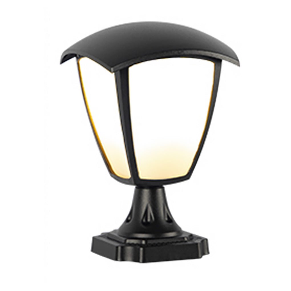 Versatile Outdoor Landscape Light — Black Iron & PC, E27, IP54, Wall / Post / Pendant / Lawn Configurations