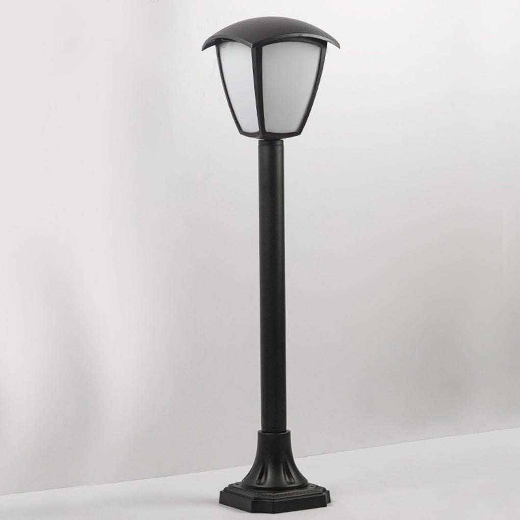 Versatile Outdoor Landscape Light — Black Iron & PC, E27, IP54, Wall / Post / Pendant / Lawn Configurations