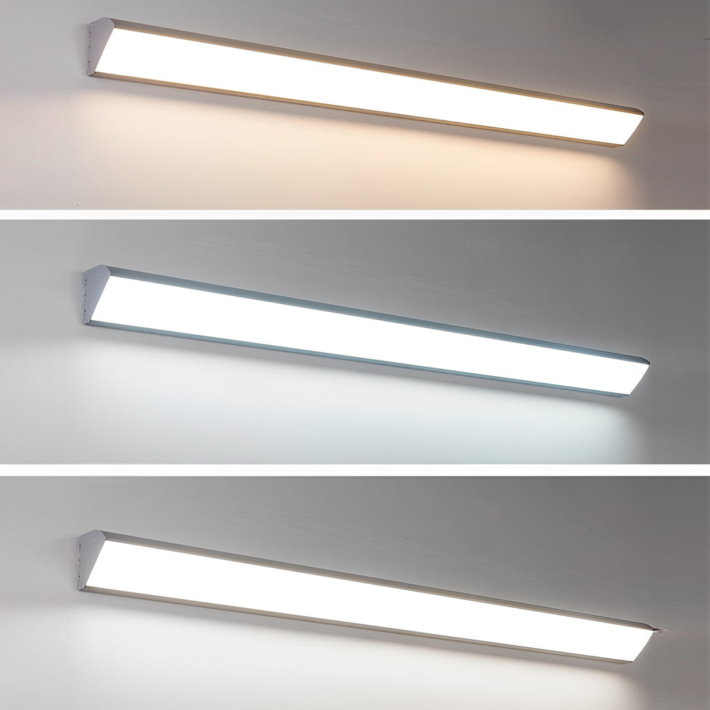 Modern Linear Outdoor Wall Sconce — Aluminum, LED, IP65, 23.6" / 35.4" / 48.8", 3000K / 6000K, Black or White