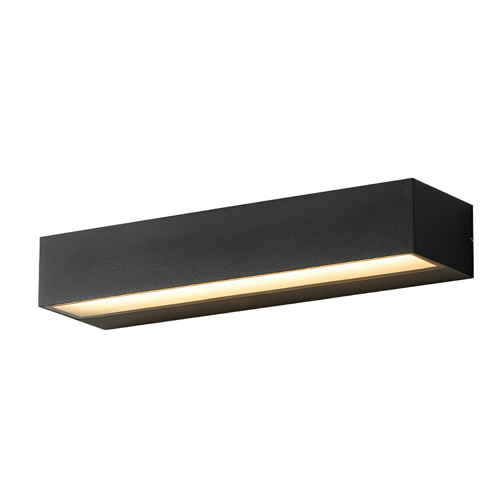 Modern Linear Door Number Wall Light — Die-Cast Aluminum, Acrylic Panel, LED, IP65, 3000K/6000K, 4 Sizes